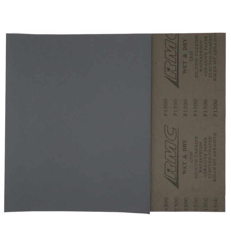5 ark 9 " x11 " vattentätt sandpapper slipande slipark 60 to 2500 korn för bilslipning av trämöbler: 1500