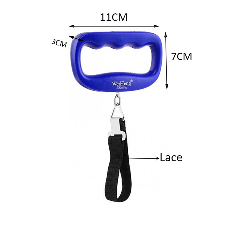 DIDIHOU Portable Mini Digital Hand Held Fish Hook Hanging Scale Electronic LED Display Weighting Luggage Scale Gram Balance