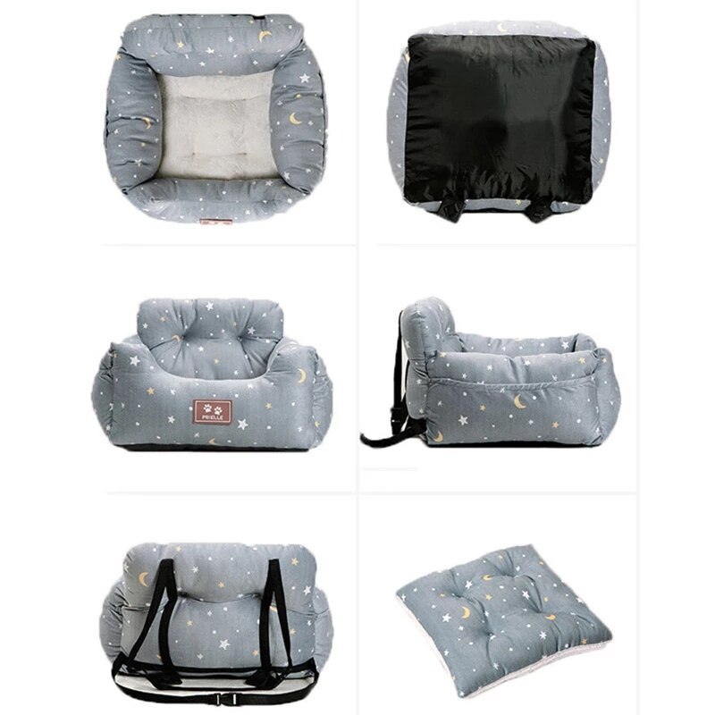 Universal Pet Carrier Car Seat Pad Safety Belt Cat Puppy Car Travel Seat Carry Pet Dog Bed Winter Warm Comfortable Kennel Nest