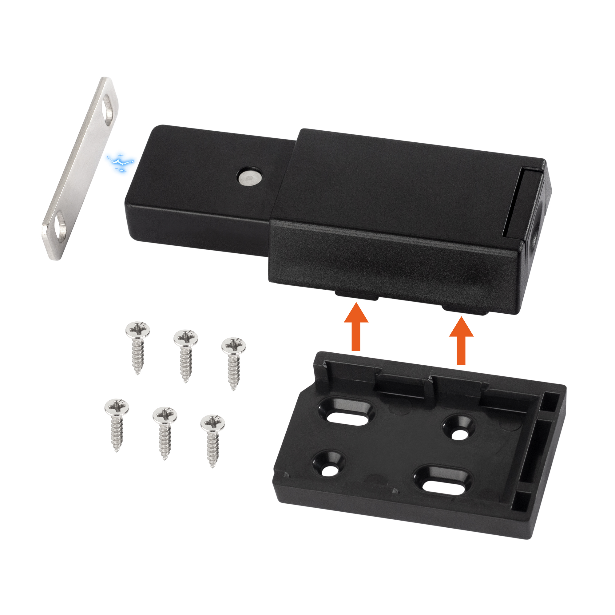 Magnetic Pressure Push To Open Touch Latch Cabinet Doors Rebound Touch Magnet For Closet Cabinet Home Furniture Hardware