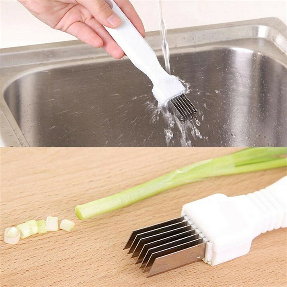 Multifunction Kitchen Cutting Onion Chopped Green Onion Knife Vegetable Garlic Cutter Speedy Chopper Shred Silk The Knife