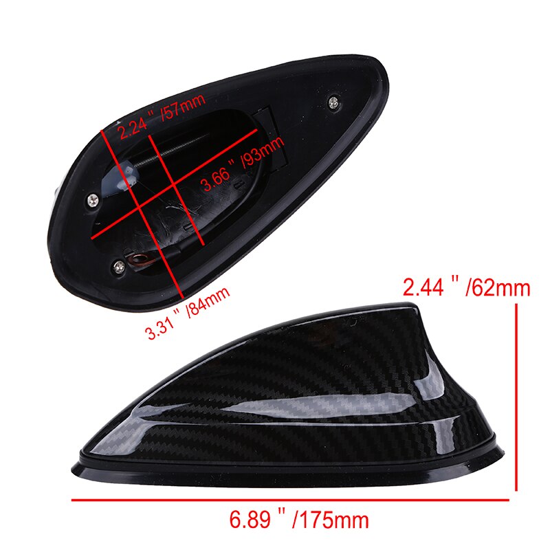 Possbay bilantenner karbonfiber antenne auto radio antenner hai finne antenne tak er/fm signal aerila universell til vw toyota