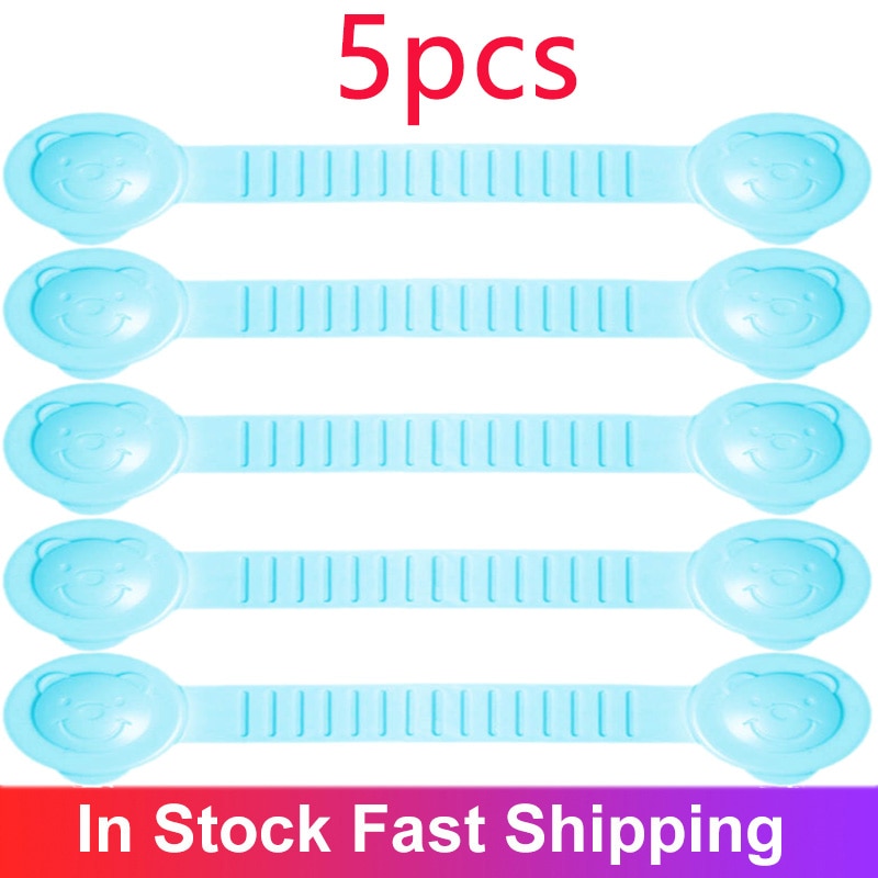 2typ 5 stücke Baby Sicherheits Schloss Art Sicherheit Pflege Kunststoff sperren Mit Baby Baby Schublade Tür Schrank Schrank Wc hogar