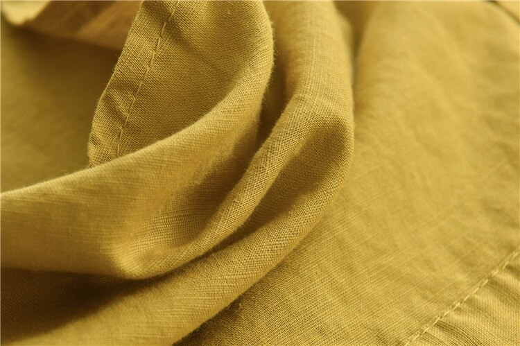 Herfst casual staande kraag linnen dames top patchwork losse 3 effen kleur blouse jl-bxf 2431