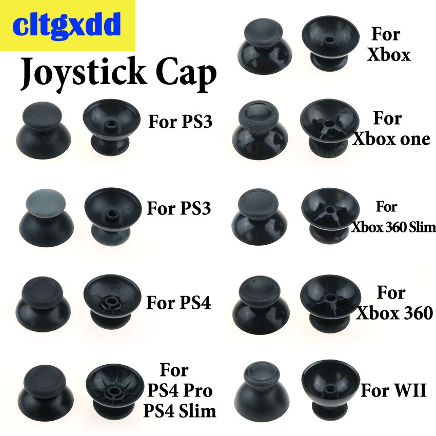 2 Stuks Analoge Joystick Thumb Stick Grip Cap Voor Sony Playstation Dualshock 3 4 PS3 PS4 Pro Xbox 360 Een wii Joypad Controller