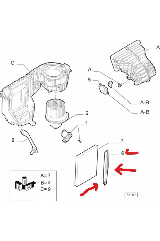 Air Pollen Filter Cover Opel/Vauxhall Corsa D Fiat Punto Linea 55702400 Filter Cover