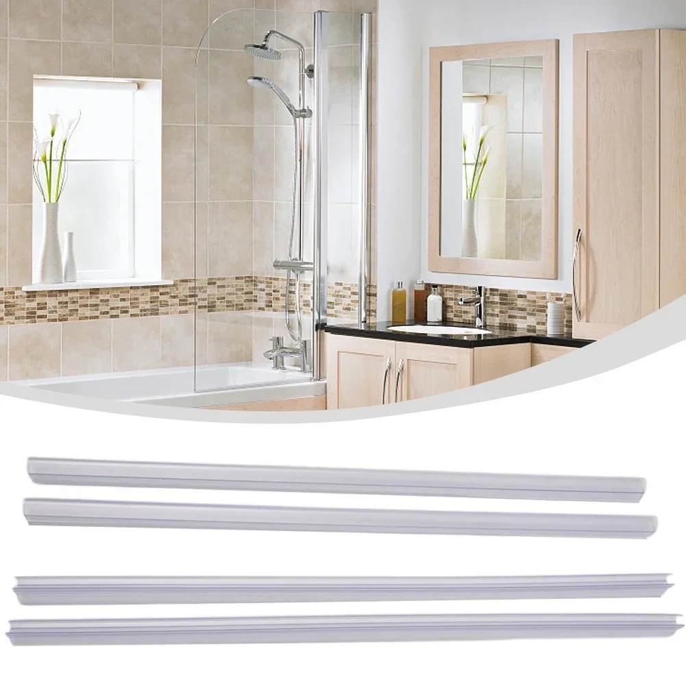 Bande d'étanchéité de porte d'écran de douche de bain, déflecteur d'eau, écart d'étanchéité, porte de fenêtre, coupe-froid de porte en verre, matériel de coupe-froid, 6-12mm: vert clair