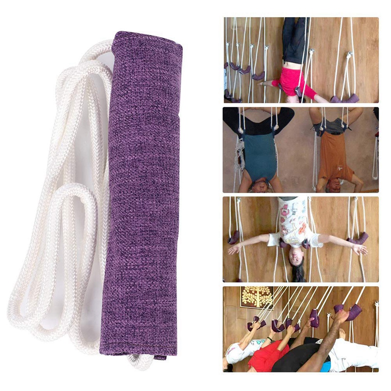 Yoga-wandseil 17mm robustes yoga-wandseil, ideal für das training zu hause und im fitnessstudio
