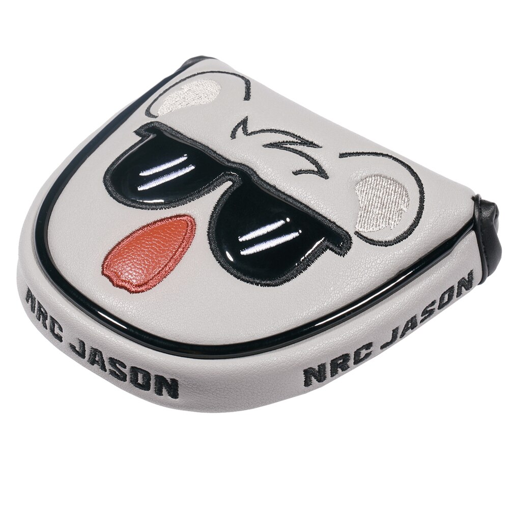 Funda de Golf con de Koala, protector magnético con cierre para cabeza de Golf de cuero sintético