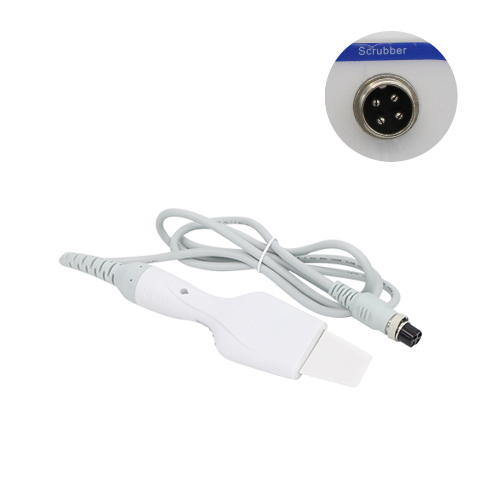 Idrogeno H2O2 Accessori per macchine per il viso di bellezza lavasciuga per la pelle ad ultrasuoni Detergente per pori sollevamento Sostituzione della sonda per la pulizia del viso: nero