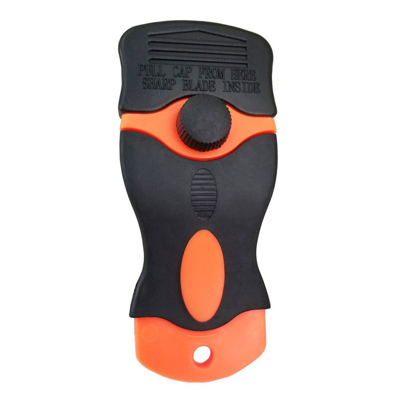Plastic Handle Razor Scraper Ceramic Glass Oven Window Tinting Tool Replaceable Blades Glue Removing Glass Scraper Small Blade