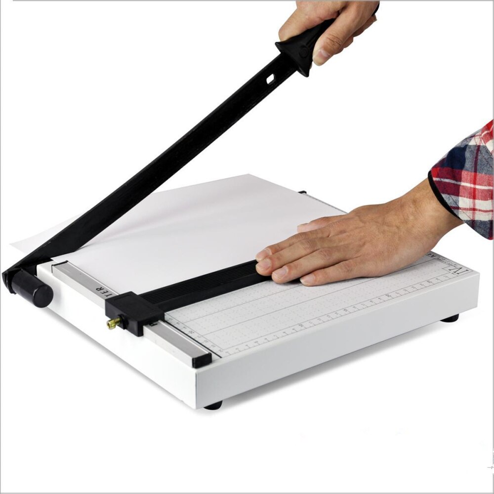10 * 12 Inch Paper Cutter Guillotine Paper Cutter Trimmer Machine 17 Inch Heavy Duty Paper Cutting Tool