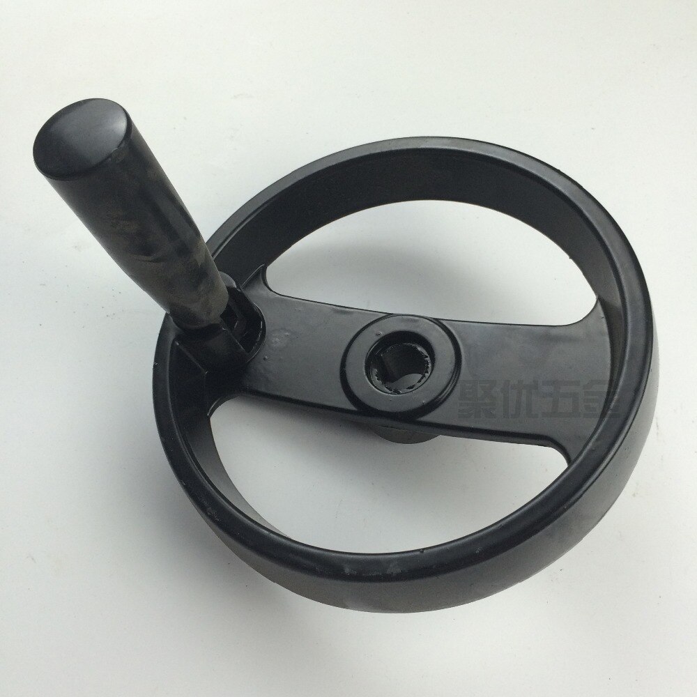 12 * 125MM handwheel handwheel aluminum folding aluminum alloy double-spoke handwheel