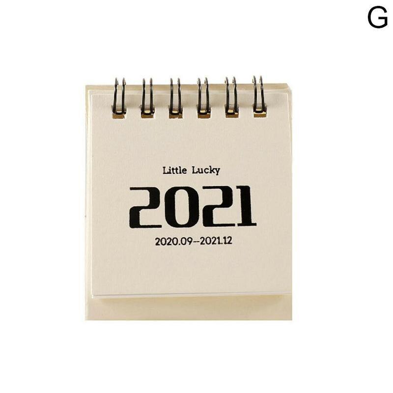 Desk Calendar Dual Daily Schedule Table Planner Standing Calendar Yearly Agenda Organizer Home Office Supplies: beige