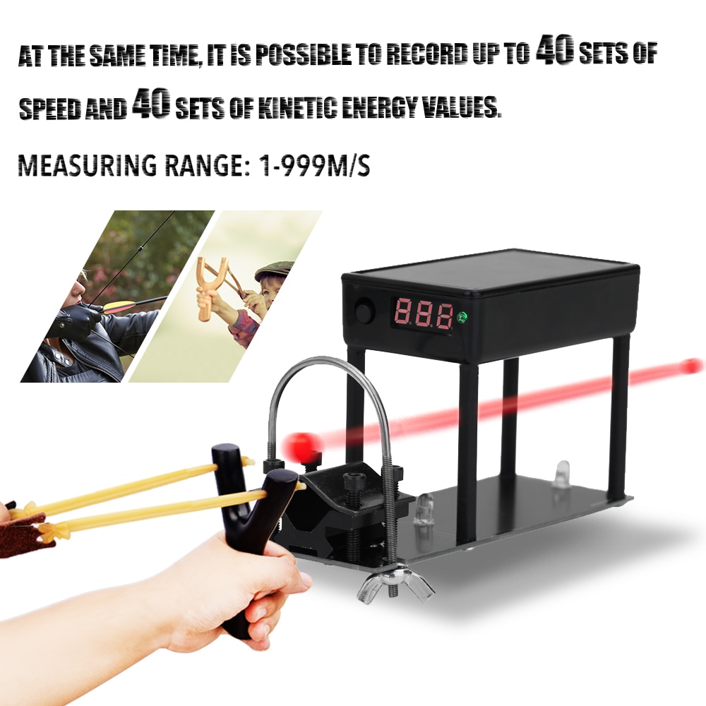 Multifunctional Speed Measuring Instrument High Accuracy Initial Speed Meter Velocity Velocimetry Tachometer Shooting Speed Test