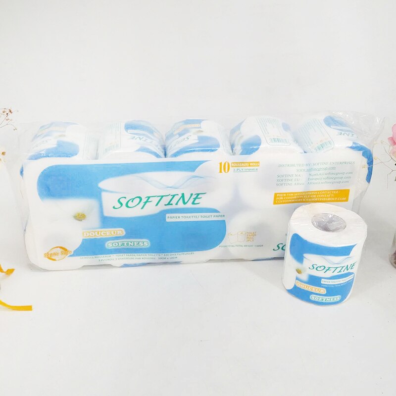 Household Toilet Paper roll paper Home Bath Toilet tissue cleaning tissue Napkin Water absorption soft 3-layers paper towel