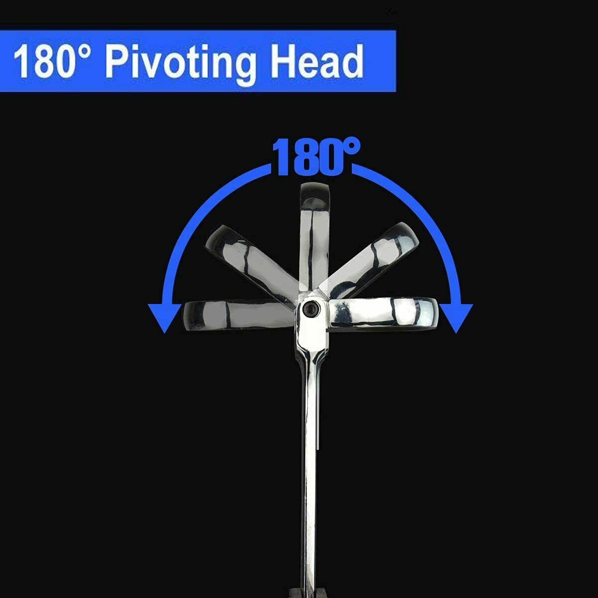 WOZOBUY Ratchet Metric Wrench Set with Movable Head, Socket Wrench and Gear Ring Torque Key Wrench Set Car Repair Tool