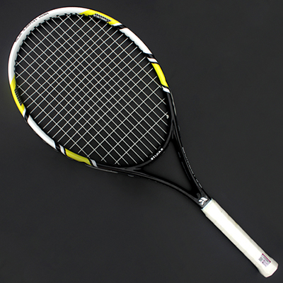 Proffisional Technical Type Carbon Aluminum Alloy Tennis Rackets Raqueta Tenis Racket Racchetta Tennisracket Tennis Racquet: Yellow