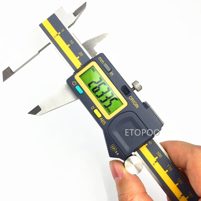 Precisión Terma 0.005mm IP54 a prueba de agua 150mm 300mm calibrador vernier digital micrón calibrador electrónico medidor de espesor micrómetro