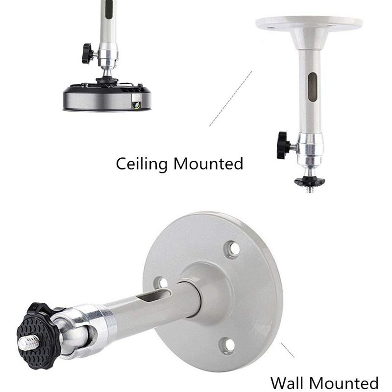 Soporte Universal de aluminio de 13,5 cm para proyector para techo o pared capacidad de 5 Kg para cámara o Mini proyector