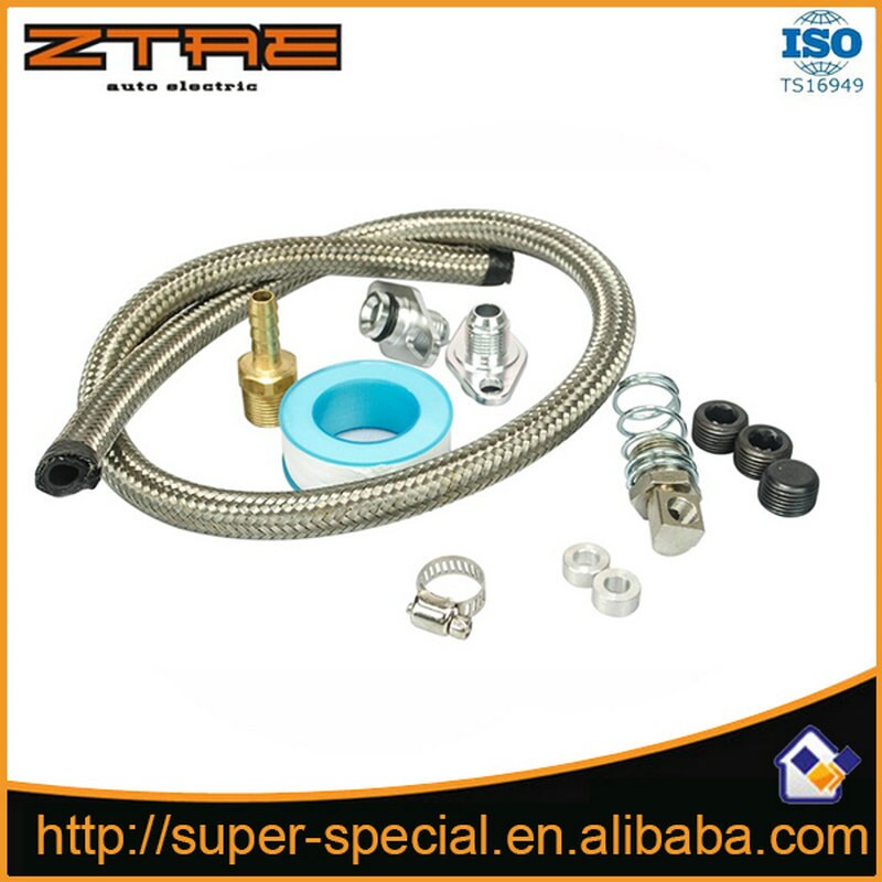 Universal rubber hose Fuel Pressure Regulator Fit for Universal Bypass 3-65 psi Fuel System 13301