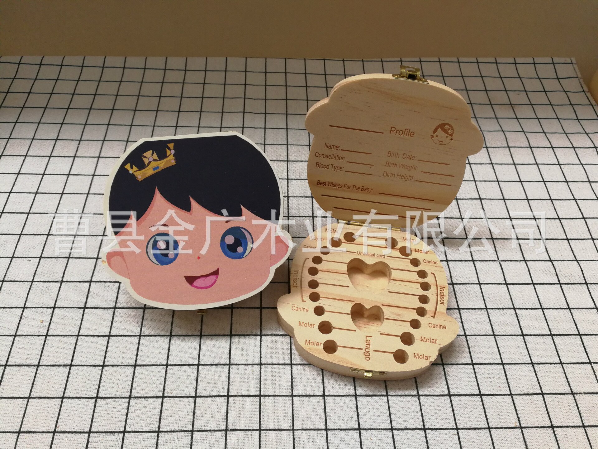 Children Baby Teeth Box Baby Teeth Collection Box Fetal Hair Storage Box Growing Permanent Teeth Box Infant Lanugo Anniversary S