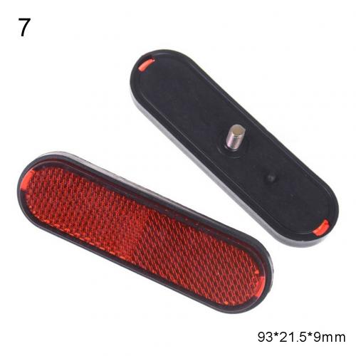 Cinta de advertencia redonda rectangular, calcomanías reflectantes de seguridad para coche, motocicleta, bicicleta, caravana, camión, tornillo de seguridad, 2 uds.: 7