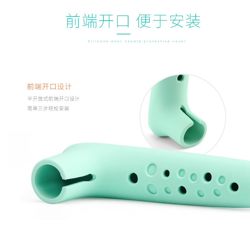 2 stuks veiligheidsmatten voor kinderen, deursloten, siliconen handschoenen, ramen, deuren, handgrepen, siliconen deurknop, beveiligingssleutelhouder, thuisorganizer