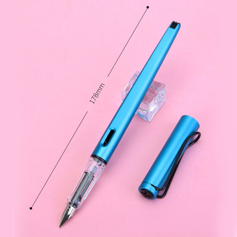 2pcs/set English calligraphy pens Duckbill Gothic Parallel Calligraphy Art Flat Tip fountain pen with Ink sac