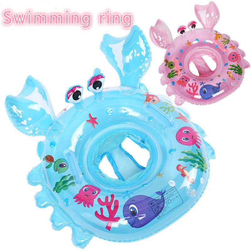 Krab Baby Zwemmen Cirkel 0-4 Jaar Oude Baby Zitten Cirkel Jongen Meisje Opblaasbare Drijvende Cirkel Onderarm Cirkel raden