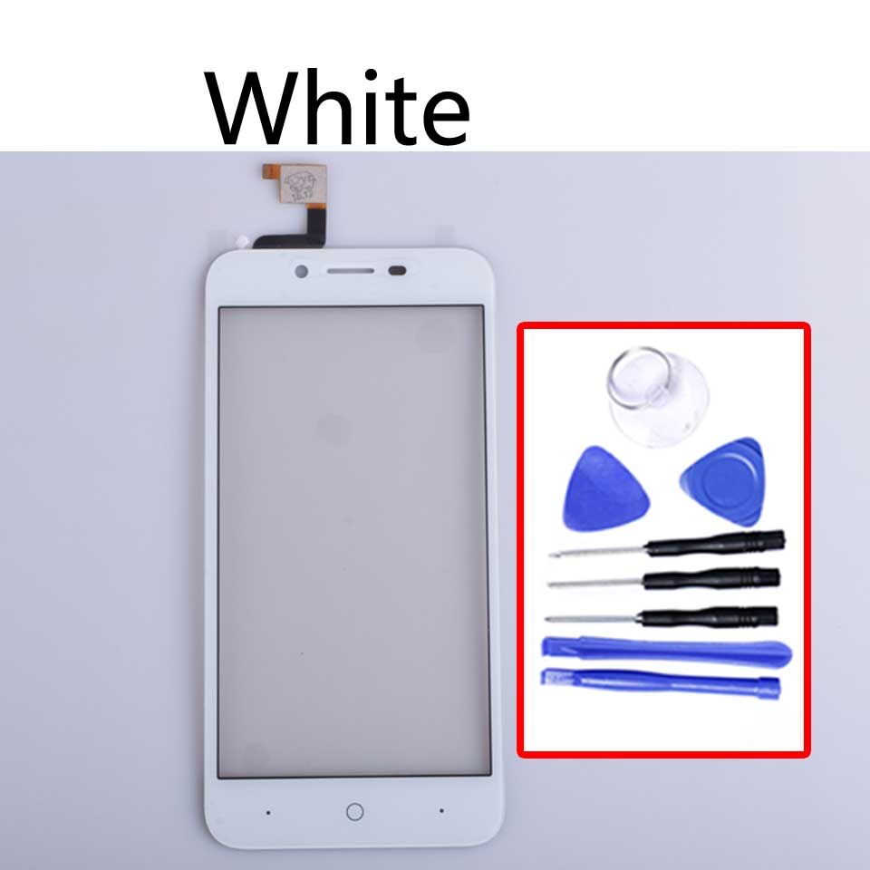 Per zte Lama L4 A460 Pannello Touch Screen Digitizer Sensore Anteriore In Vetro Esterno Sostituzione Touchscreen da 5.0 pollici: White-With tool