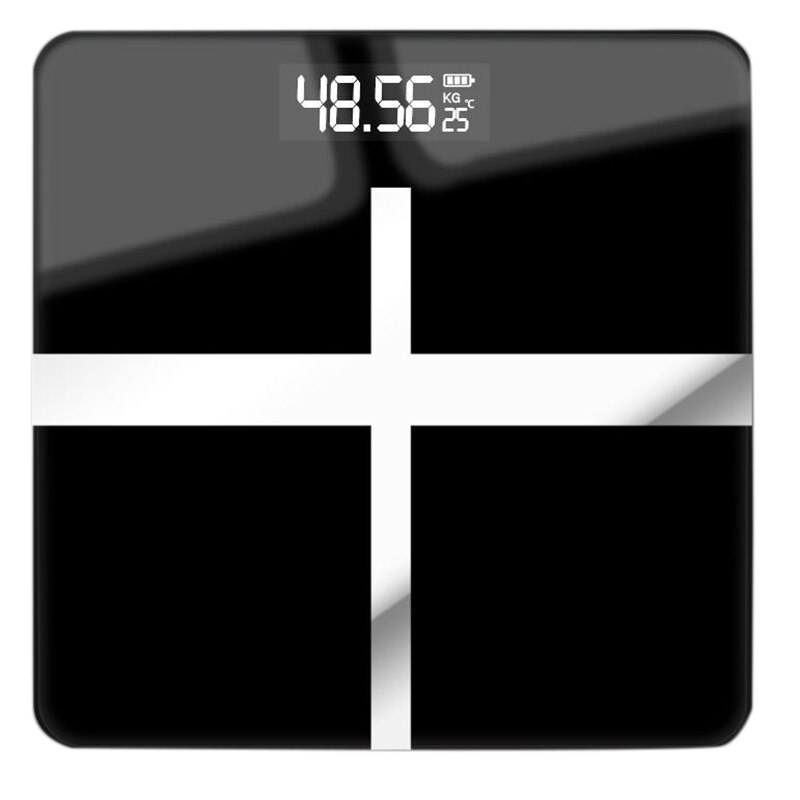 Electronic LCD Digital Bathroom Body Weight Scale USB Charging Body Fat Scale Smart Wireless Weight Monitor