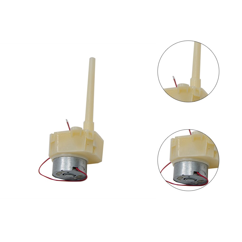 DC Motor 6V 12V 8-16RPM Worm Gear Motor Long Shaft Turbine Slow Reduction Gear Box Electronic Toys DIY