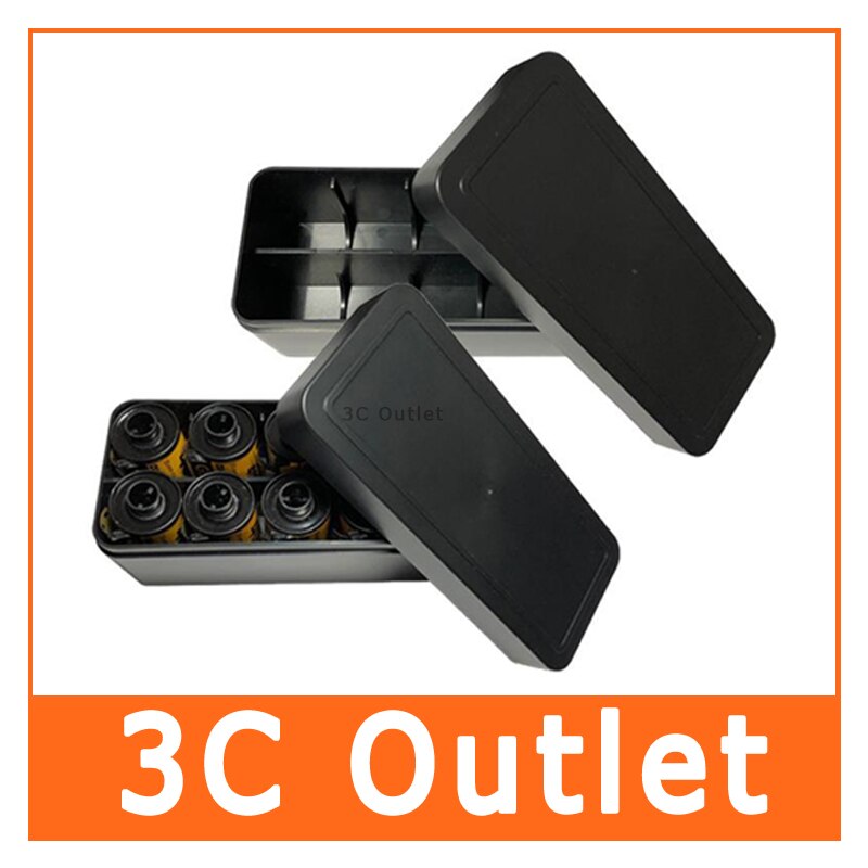 Film Container Box - For 120 & 135 Film - Plastic Multi-Format Case