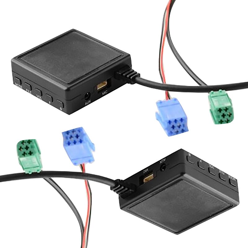 2X samochód Bluetooth moduł 6 Szpilka AUX TF USB adapter bezprzewodowy radio gracz stereofoniczny audio moduł dla Renault 2005-2011