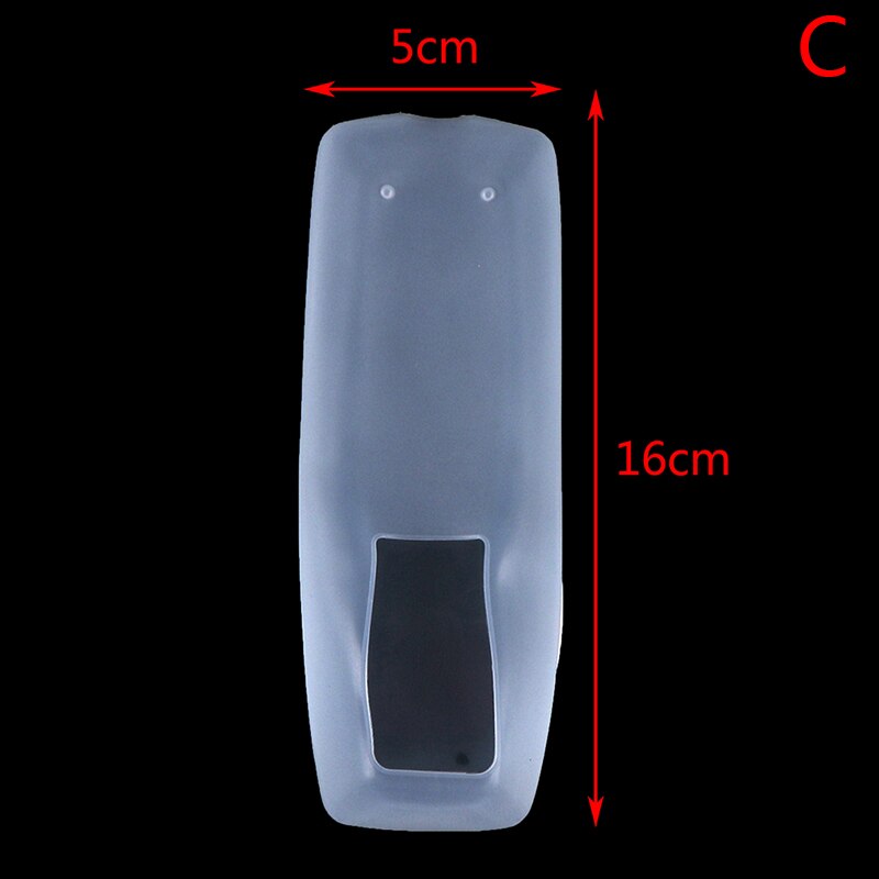 transparent Staub Schützen Schutz Lagerung Tasche Tragbare Silikon Luft Kondition Kontrolle fallen TV Fernbedienung Abdeckung: C