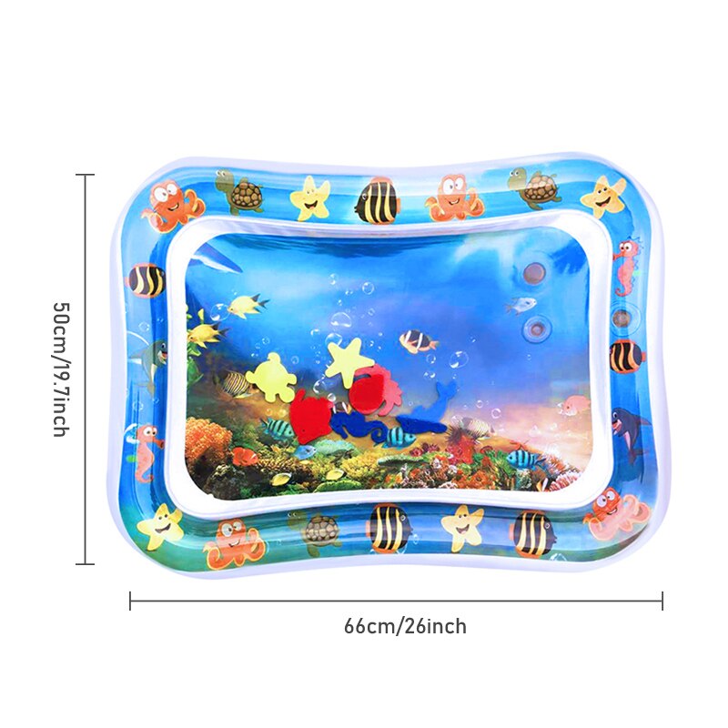 Los niños del bebé de agua tapete de juego juguete inflable palmaditas de bebé colchón de aire alfombras para niños de educación en desarrollo del bebé juguetes
