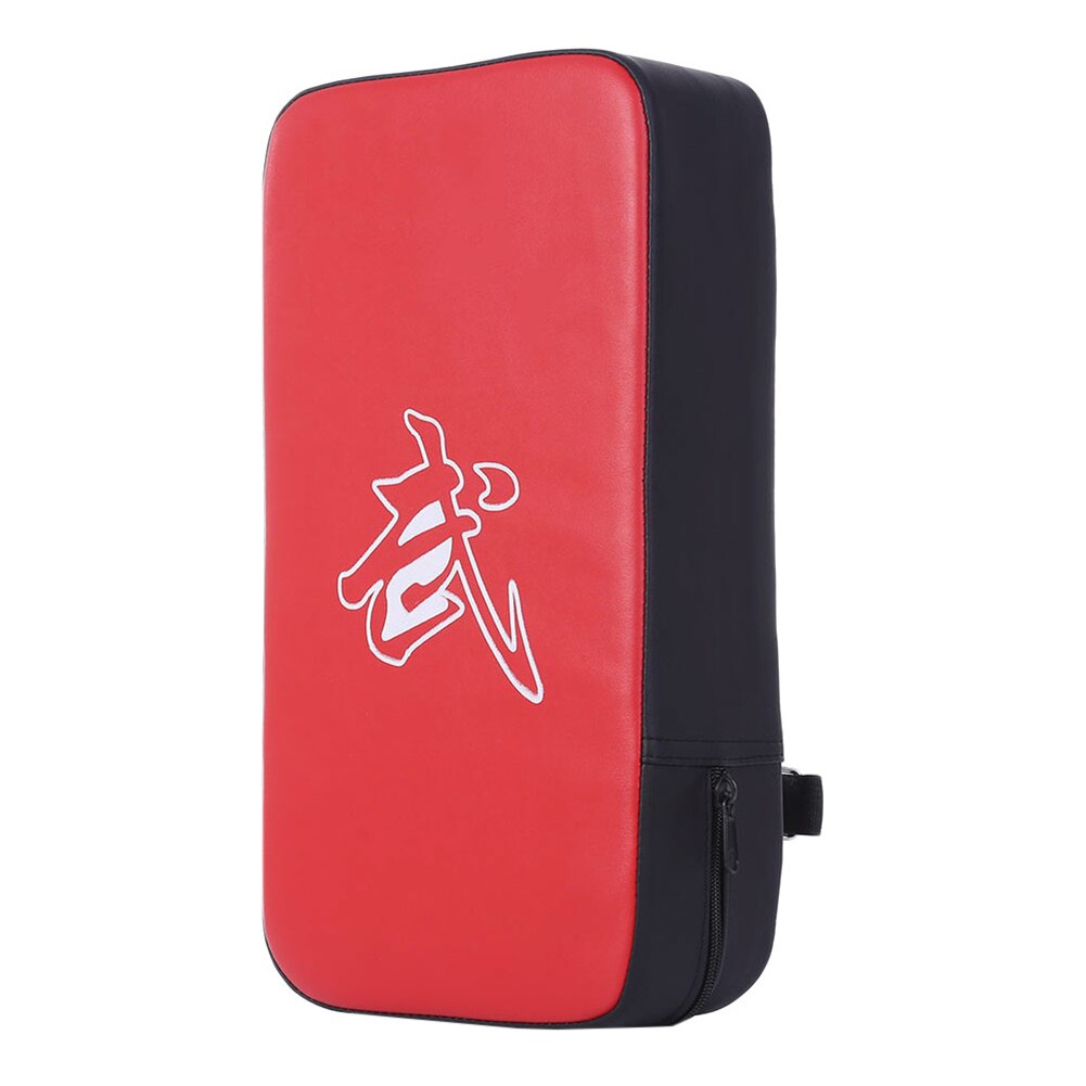 Fitness Taekwondo Kicking Punching Pad Thai Foot Target For Training Boxing Mat: red
