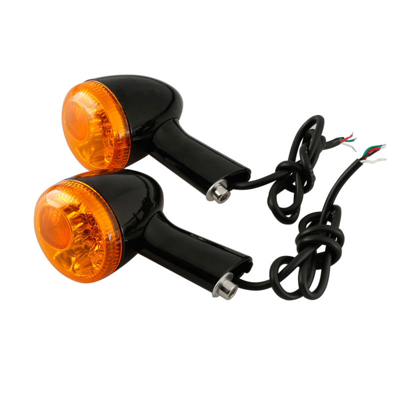 Motorcycle Amber Rear Led Turn Signal Lights Indicator For Harley Xl883