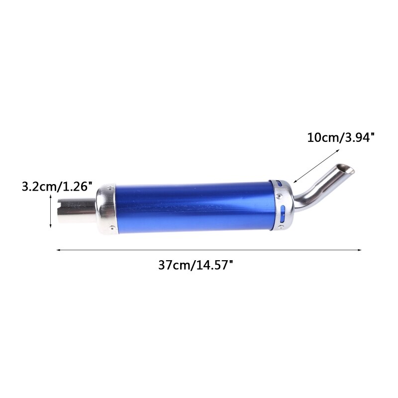 Y9RC Universal Racing Exhaust Muffler Silencer Pipe For Motorcycle Street Scooter Styling