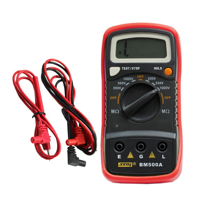 BM500A 1000V 1999M Digital Insulation Resistance Tester Meter Megohmmeter Megger