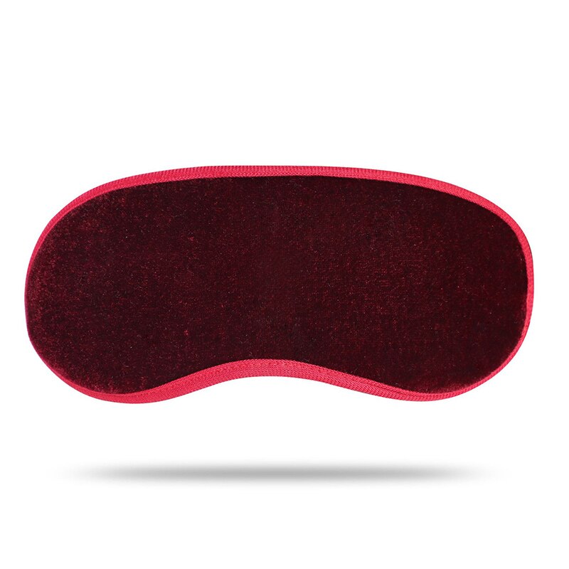 Tourmaline Eye Cover Sleeping Mask Eyeshade Infrared Magnetic Eyepatch Blindfolds Relief Fatigue Night Mask Glasses For Sleep: Red