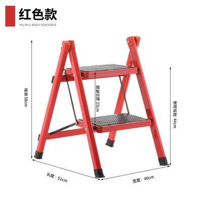 Escalera plegable pequeña antideslizante escalera plegable dorada gigante escalera de seguridad escalera de paso bajo taburete para lavar el coche rodamiento de 100kg