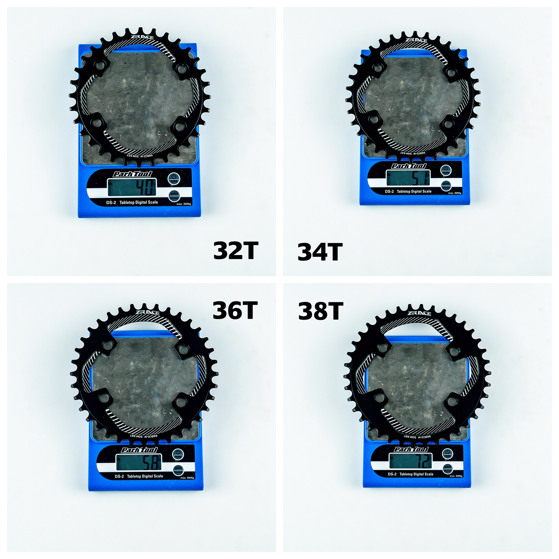 Zrace Kettingbladen Tandwielen BCD96-M Voor M8000 M7000 M6000,32T 34T 36T 38T AL7075 Cnc Proces, Vickers-Hardheid 15 + Voor Mtb