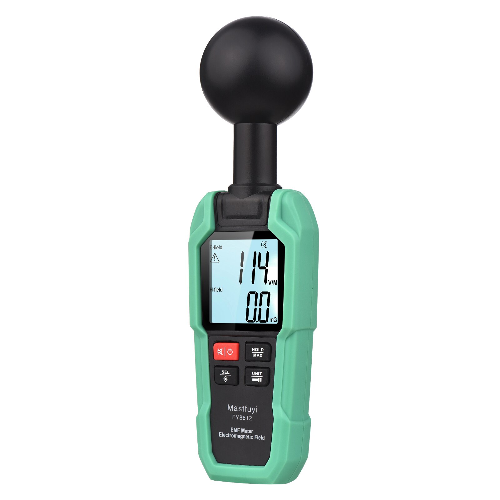 Mastfuyi FY8812 EMF Meter Tester di campo elettromagnetico rilevatore di radiazioni ad onde elettromagnetiche Geigercounter radioattivo