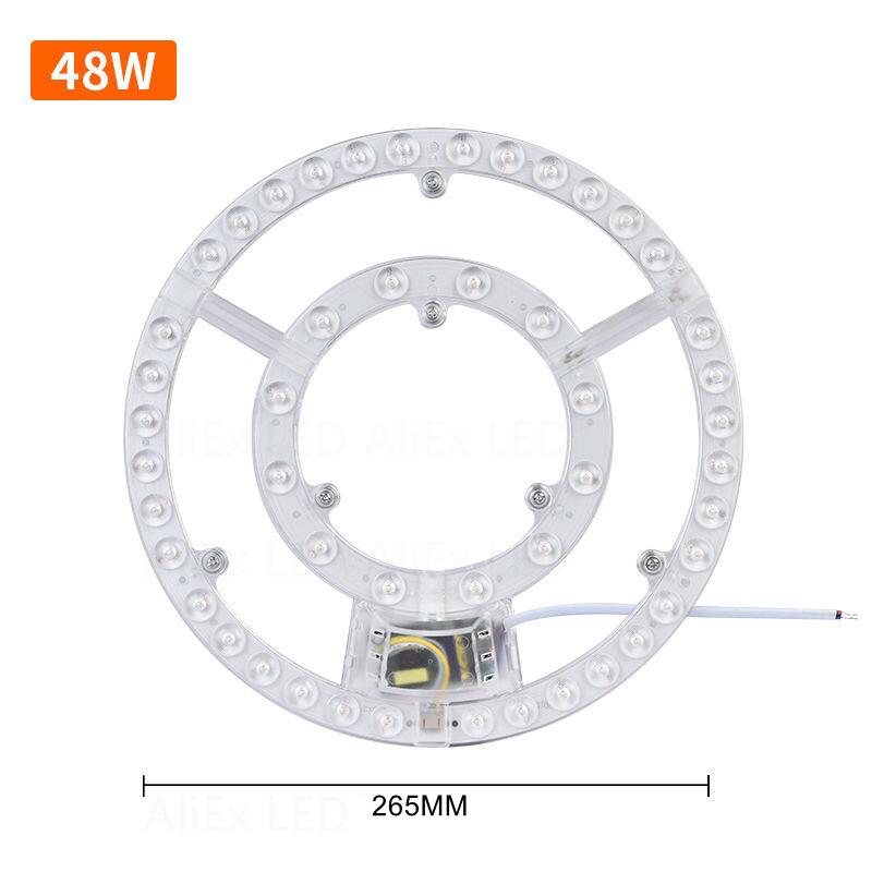 12W 18W 24W 36W 48W 72W 220V 240V Led Plafond Lamp Panel lamp Vervanging Chip Bron Lont Remould Led Hoge Helderheid Verlichting: 48W Cold White