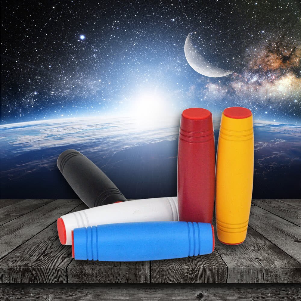 Draagbare houten verbazingwekkende bureau speelgoed leuk mokuru dimensionale zijwaartse flip speelgoed loslaten angst aandacht stress volwassenen edc fidget spinner
