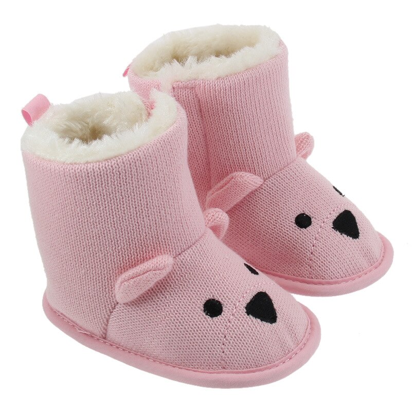 Baby Stiefel Baby Schneeschuhe Weichen Boden Winter Warm Non-slip Schnee Stiefel für Babys