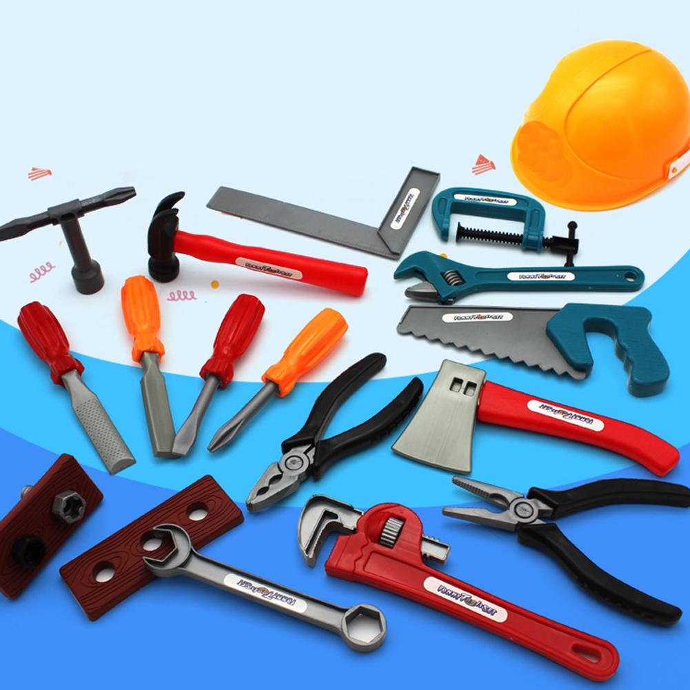 22 Stks/set Plastic Reparatie Gereedschap Kit Set Jongens Kids Pretend Play Educatief Speelgoed