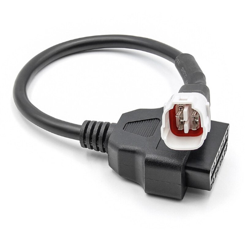 OBD2 Kabel Connector Scanner Compatibel Met Yamaha-Motorfiets 4 Pin Volledige Diagnostische Adapter Connector Kabel Scan Tool